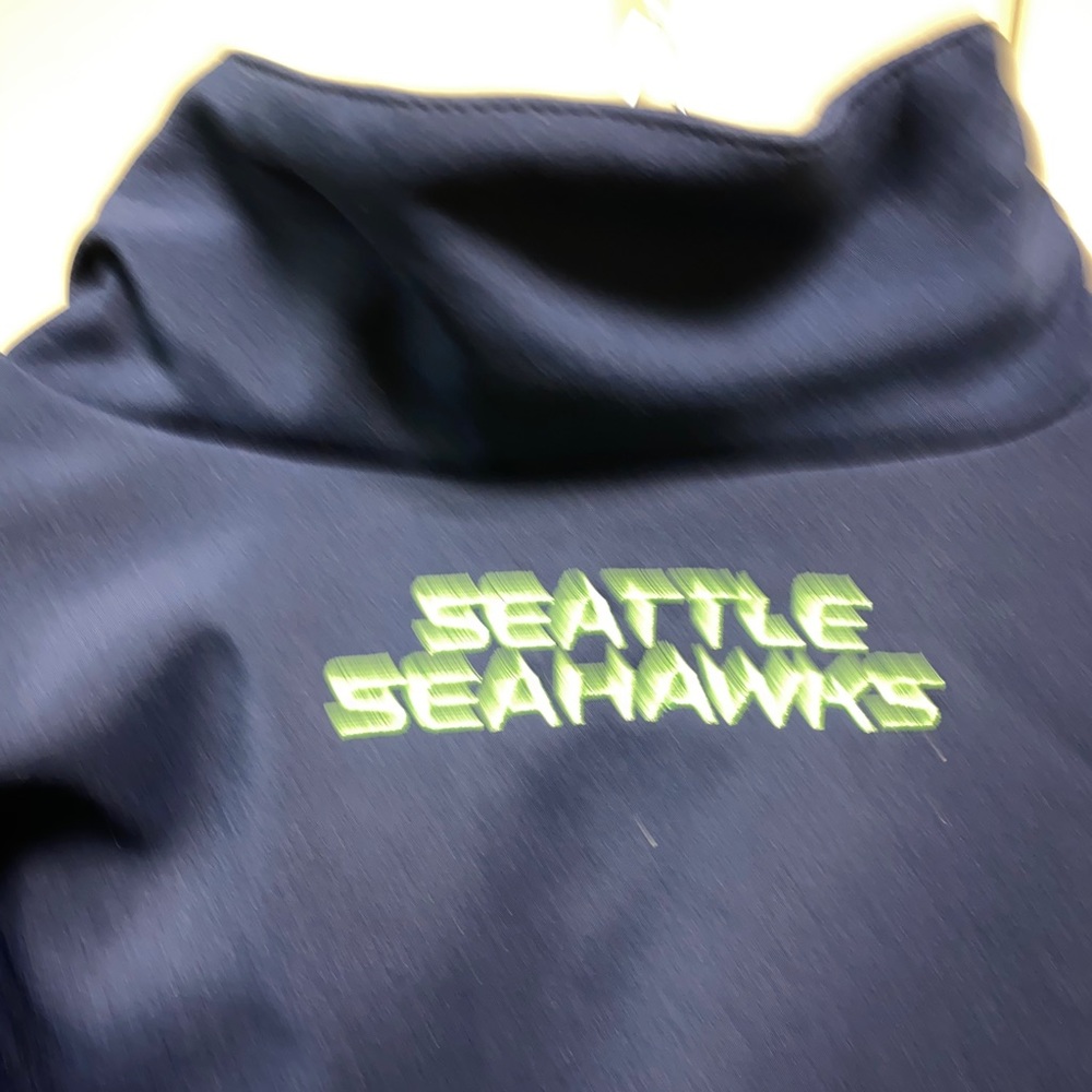 New Seattle Seahawks Lined Fan Jacket Size L - Picture 3 of 4